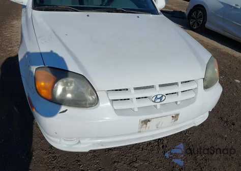 2005 Hyundai Accent Gls из США, поврежденный, VIN KMHCG45C55U576021